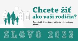 Poznáme mená víťazov 9. ročníka literárnej súťaže SLOVO
